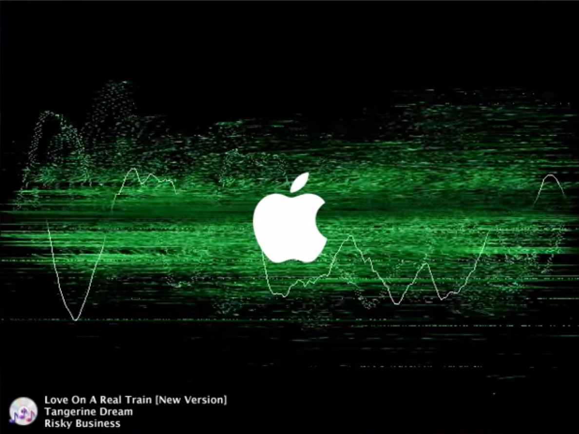 iTunes 1 Music Visualizer Full Screen Mode (2001)